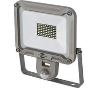 Brennenstuhl 1171250532 Jarolift 5000P Foco para exterior con detector de movimiento exterior Foco para montaje en pared, IP44 - Foco LED 50 W de aluminio, plata, 50 W