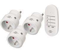 Brennenstuhl 1507071 - mini enchufes programables (3 unidades, mando a