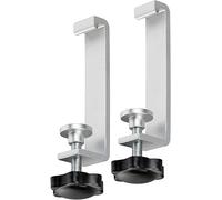 Brennenstuhl abrazaderas de escritorio para regletas de enchufes Alu-Office-Line (abrazaderas de tornillo para su puesto de trabajo, adecuadas para grosores de mesa de 16-60 mm)