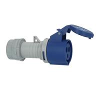 Brennenstuhl Acoplamiento CEE 230V/16A con indicador de tensión LED (para uso en exteriores IP44, conexión atornillada, 3 polos)