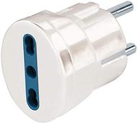 Brennenstuhl, Adaptador Schuko Blanco IT,Euro => DE.