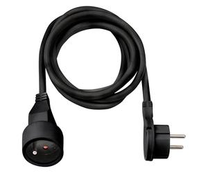 Brennenstuhl - Alargador de Cable (2 m, con Clavija Plana, para Usar en Interiores)