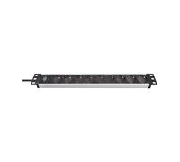 Brennenstuhl, Alargador Multienchufe 9 Tomas 19» 45° Alu-Line Edition 2m