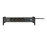 BRE 1391040410 - Regleta de enchufes, cuádruple, con USB, con cable de 1,8