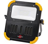 Brennenstuhl BLUMO de 20 W foco LED a batería recargable intercambiable con altavoces Bluetooth® (2100 lm, 6500K, luz de trabajo portátil, iluminación regulable en 3 modos, resistente al agua, IP54)