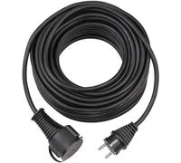 Brennenstuhl BREMAXX® cable alargador de corriente (cable de 25m, para uso corto en exteriores, Made in Germany) negro