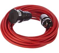 Brennenstuhl - Cable alargador Bremaxx® (10 m, cable rojo para uso en exteriores a corto plazo, IP44, cable de alimentación hasta -35 °C, resistente al aceite y a los rayos UV)