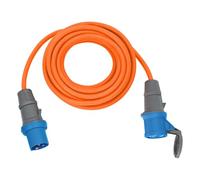 Brennenstuhl Cable alargador CEE de 10m para Camping y Caravana (alargador CEE, Cable de 10m en Naranja, Enchufe y Acoplamiento CEE con Tapa de Cierre, IP44, Uso en Exteriores, Fabricado en Alemania)