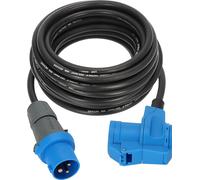 Brennenstuhl Cable alargador CEE para camping con enchufe CEE y acople angular, incluye enchufe combinado de protección de contacto