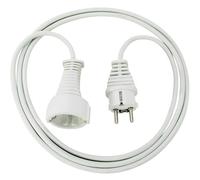Brennenstuhl Cable alargador de Corriente de 2 m (alargador eléctrico para Interiores) Blanco