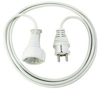 Brennenstuhl Cable alargador de Corriente de 2 m (alargador eléctrico para Interiores) Blanco