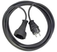 Brennenstuhl Cable alargador de Corriente de 25 m (alargador eléctrico para Interiores) Negro