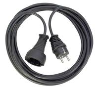 Brennenstuhl Cable alargador de Corriente de 25 m (alargador eléctrico para Interiores) Negro