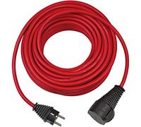 Brennenstuhl Cable alargador para Obras (10 m de Cable, para Uso en Exteriores IP44) Rojo