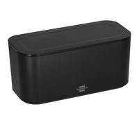 Brennenstuhl Caja de Cables para regletas de enchufes (Caja de plástico Especial ABS, Dimensiones Interiores: 296x129x134mm, Ideal para el hogar, la Oficina y Las Zonas de recepción) Negro