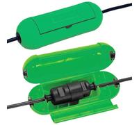 Brennenstuhl Caja de Seguridad/Caja Protectora para Cables alargadores (cápsula Protectora para Cables, para Uso en Interiores) Verde