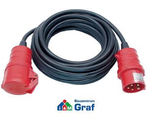 Brennenstuhl Cee Starkstrom-Verlängerungskabel 5-polig IP44 10m Negro /# 841474