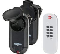 Brennenstuhl comfort-line set de enchufes de radio ip44 (enchufes inal