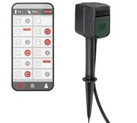 BRE 1154540601 - Enchufe para jardín WLAN conmutable