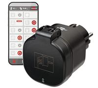 Brennenstuhl Eco-Line Comfort Switch Plus regleta enchufes con 6 tomas de corriente (2x permanentes y 4x conmutables, cable de 1,5 m, interruptor de mano/pie) blanco