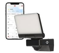 Brennenstuhl Connect WiFi Foco LED WF 2051 P (24W, 2800lm, IP54, varias funciones de luz ajustables a través de la aplicación, foco de exterior para montaje en pared con detector de movimiento)