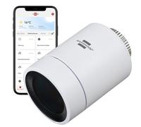 Brennenstuhl Connect Zigbee termostato Inteligente HT CZ 01 (termostato Inteligente para Ahorrar Electricidad, Compatible con Alexa y Google Assistant, Control de la calefacción a través de una App)