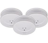 Brennenstuhl detectores de Humo Set, 3X RM C 9010 con Pila recambiable (comprobado según EN 14604, señal de Alarma penetrante) Blanco