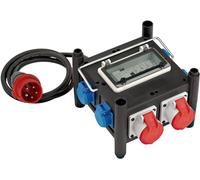 Brennenstuhl Distribuidor de energía compacto de goma IP44 BSV 3 (2 m)