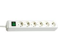 Brennenstuhl eco base múltiple 1,5 m 6 salidas ac blanco