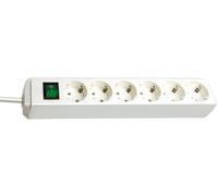 brennenstuhl Eco-Line 6-fach Steckdosenleiste mit NUEVO