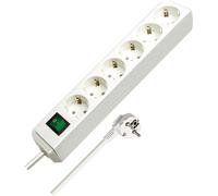 brennenstuhl Eco-Line 6-fach Steckdosenleiste mit NUEVO