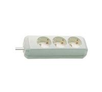 Brennenstuhl eco-line base múltiple 3 m 3 salidas ac blanco