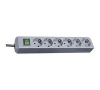 Brennenstuhl Base m?ltiple Eco-Line con interruptor 6 tomas