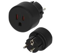 Adaptadores de viaje EE.UU.,Japón conectado a tierra EE.UU.,Japón => Conector de tierra