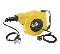Enrollacables de carrete automático IP20 9+2m H05VV-F 3G1,5