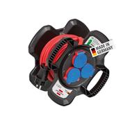 Brennenstuhl 1169717100 - 10 m - 3 AC-Ausgänge - Outdoor - IP44 - Kunststoff - Kautschuk - Schwarz - Rot ( 1169717100 )