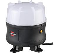 Brennenstuhl foco LED de trabajo BF 5050 M/foco LED portátil de 50W con una iluminación de 360° y toma de corriente (luz de trabajo con 5400lm, cable de 5m, enchufe adicional, IP54)