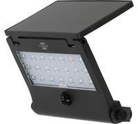Brennenstuhl Foco solar LED SOL 1000 Pad/Luz LED de pared para exteriores con detector de movimiento (IP65, 1000lm, 4 modos de luz diferentes, sensor crepuscular, incl. batería recargable)