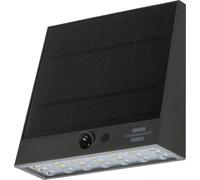 Brennenstuhl Foco Solar LED SOL 1000 Plana/Luz LED de pared para exteriores con detector de movimiento (IP54, 1000lm, 4 modos de luz diferentes, sensor crepuscular, incl. batería recargable)