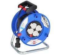 Brennenstuhl Garant BN-HASP02 - Extensiones de corriente, Interior 25m (De plástico, Negro, Negro, Azul)