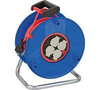 Brennenstuhl Garant Bretec enrollacables (25m de cable rojo, plástico especial, para uso en interiores, fabricado en alemania)