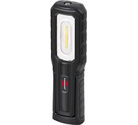 Brennenstuhl HL 700 A linterna de trabajo portátil LED a batería recargable (700 + 100lm, lámpara de mano para taller y zonas de trabajo, luz regulable, carga USB, IP54)