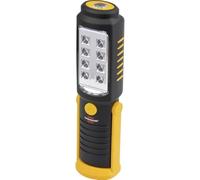 Brennenstuhl HL DB 81 lámpara de mano universal de trabajo e inspección LED (250 + 100 lm, base magnética, iluminación hasta 10 h, 8+1 SMD LED)