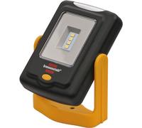 Brennenstuhl HL DB43 MH lámpara portátil LED lámpara de mano universal de trabajo e inspección (200 + 20 lm, base magnética, iluminación hasta 24 h, 4+3 LED)