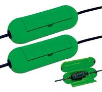 Brennenstuhl juego de 2 caja de seguridad/caja protectora para cables alargadores