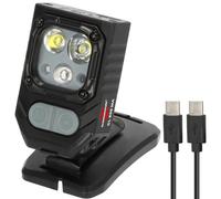 Brennenstuhl Lámpara de trabajo LED recargable CL 600 MA (600 lm, IP54, 6 modos de iluminación, Linterna LED con base magnética y articulación giratoria de 360°, duración máxima de la luz 39h, USB C)