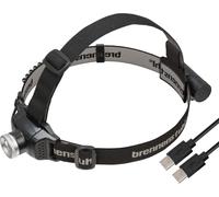 Brennenstuhl Linterna Frontal LED recargable LuxPremium KL 251 AF/Linterna de Cabeza con batería recargable reemplazable y luz roja (250lm, IP44, tiempo máx. de iluminación 40h, incl. cable USB C)