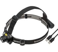 Brennenstuhl LuxPremium Linterna Frontal LED recargable con sensor SL 401 AF (Luz de cabeza USB C con luz roja para exteriores IP44, con LED OSRAM, 400lm, hasta 50h de duración de luz)