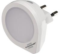 Brennenstuhl luz nocturna LED con sensor crepuscular NL 01 QD/Luz de orientación LED (luz suave y discreta, consumo de energía extremadamente bajo)