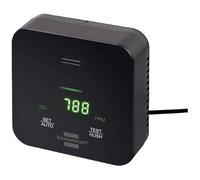 Brennenstuhl medidor de CO2 C2M L 4050 / Detector de dióxido de Carbono para controlar la Calidad del Aire (Detector de CO2 con Pantalla LED y señal de Alarma, Incl. batería Recargable y Cargador)